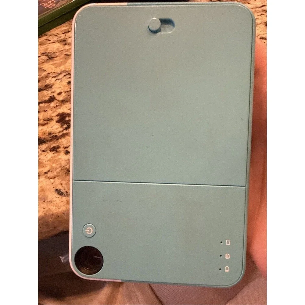 Kodak Printomatic Instant Print Camera Rodomatic Blue/ White No Charger Included